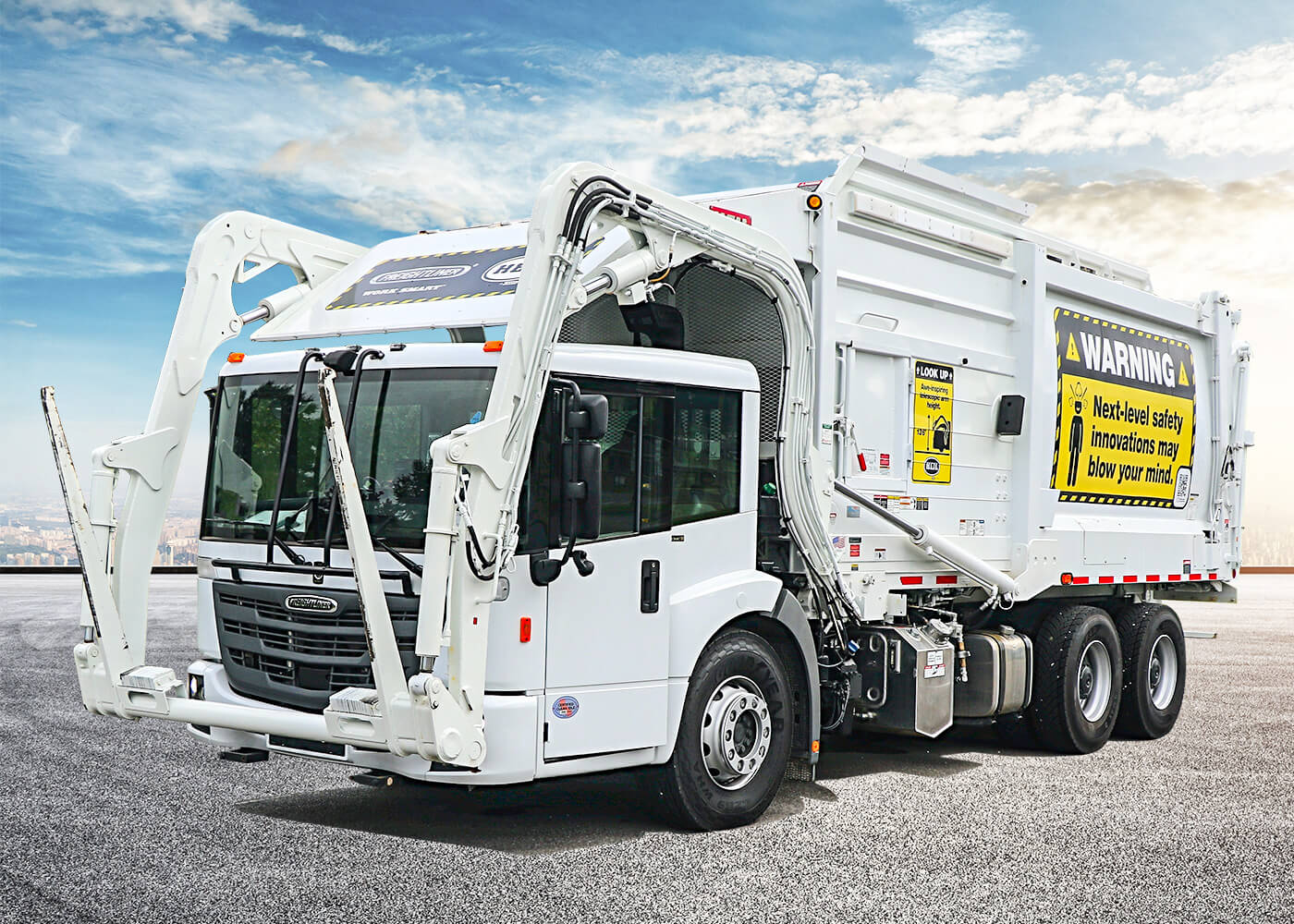 Was könnte der Grund dafür sein, dass der Hydraulikzylinder eines Müllwagens keinen Druck hat?